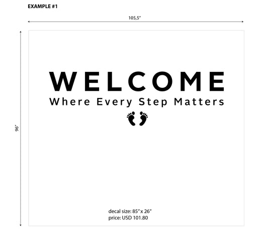 Example #1 – Custom Wall Decal