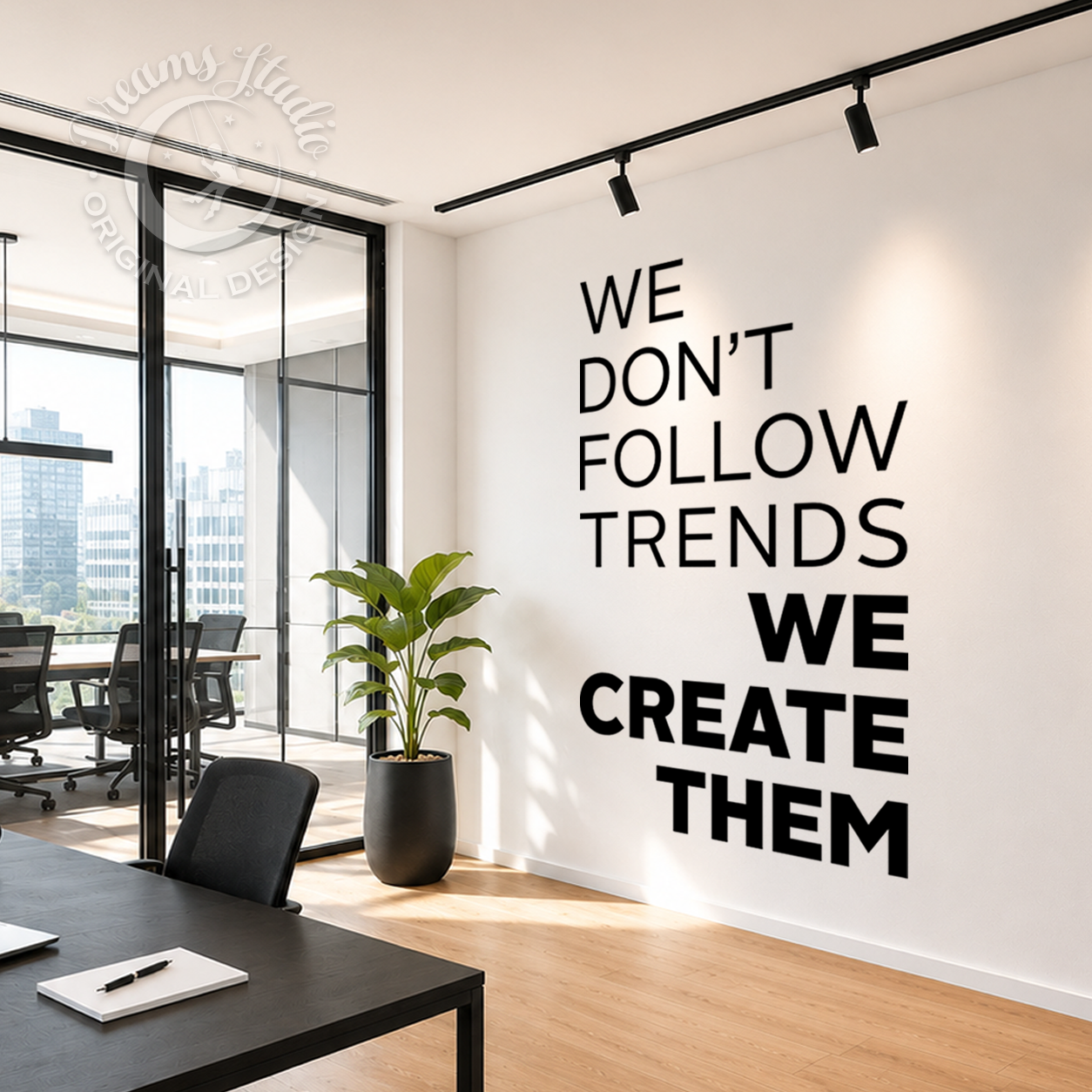 Office Wall Success Quote, Motivational Decor, Boutique Wall Art, Corporate Vinyl Decal
