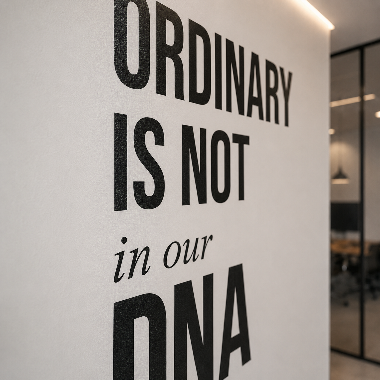 Office Wall Quote, Motivational Decor, Business Wall Art, Corporate Vinyl Decal