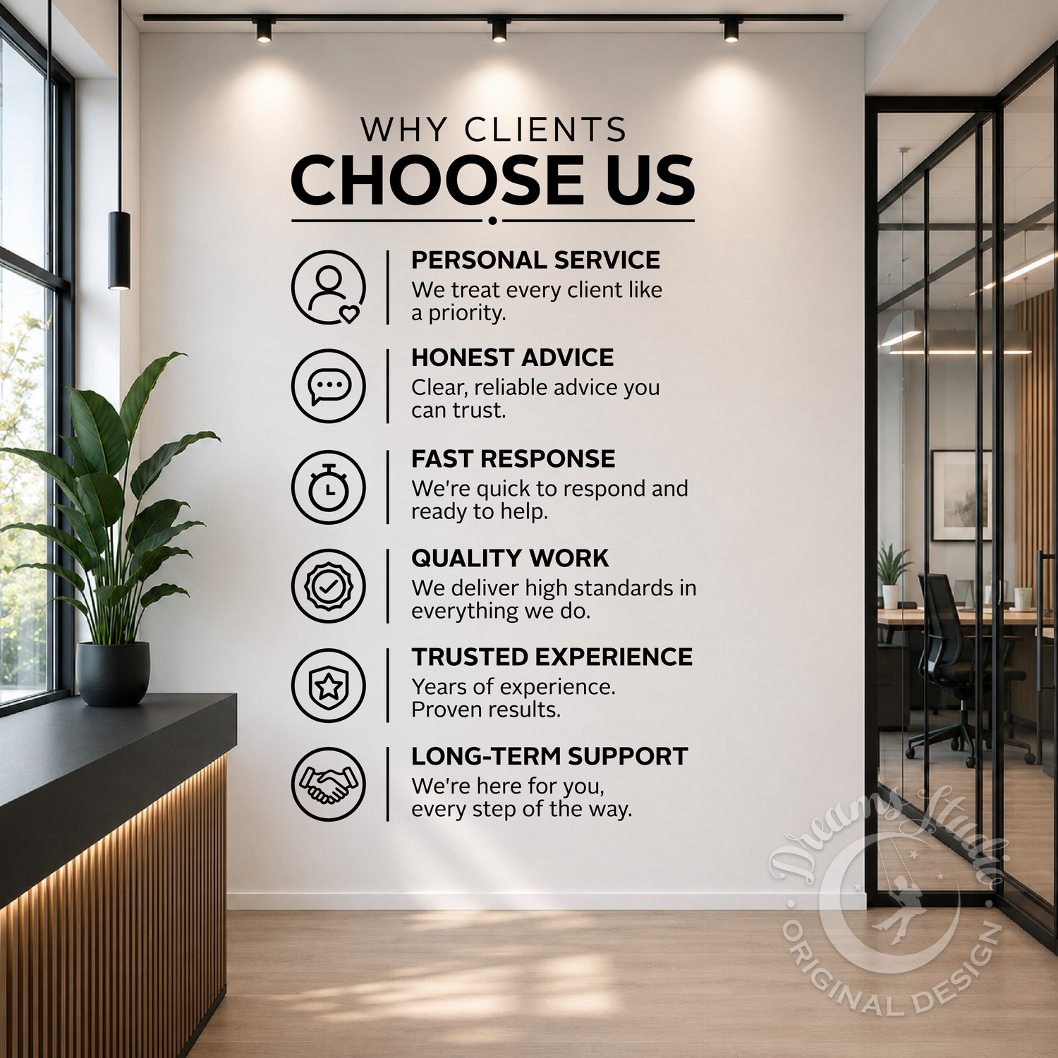 Office wall decals